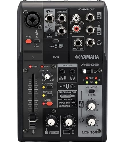 その他 YAMAHA AG03 YAMAHA Misturador de DJ AG03 : Amazon.com.br: Instrumentos Musicais